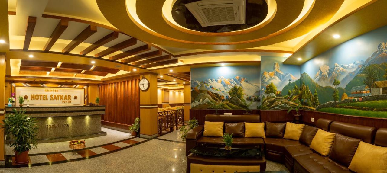 Hotel Satkar Pvt Ltd Pokhara Esterno foto